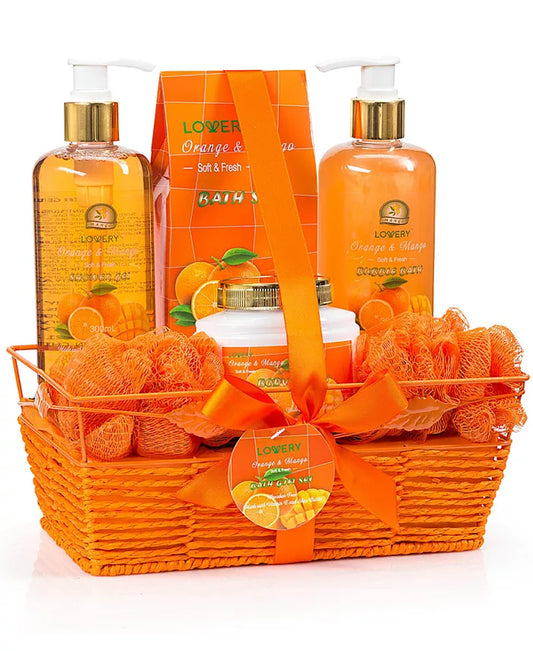 Orange Mango Body Care Gift Set, 7 Piece