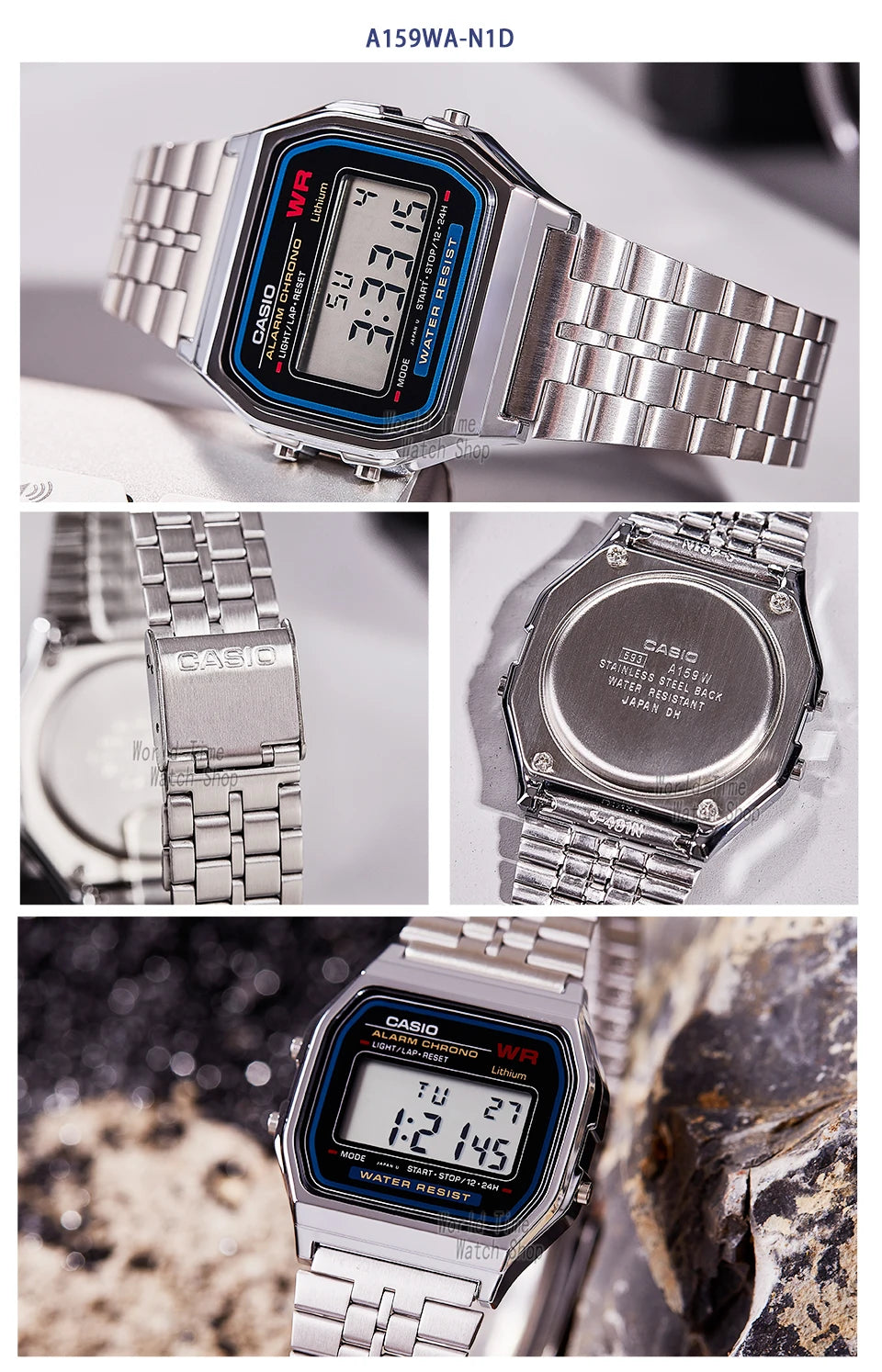 Casio watch silver