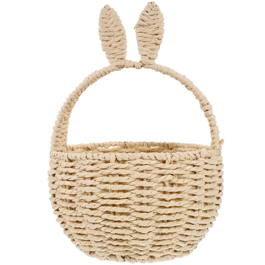 Hand Woven Rabbit Ear Basket