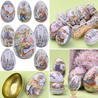 Easter Egg Tin Candy Box