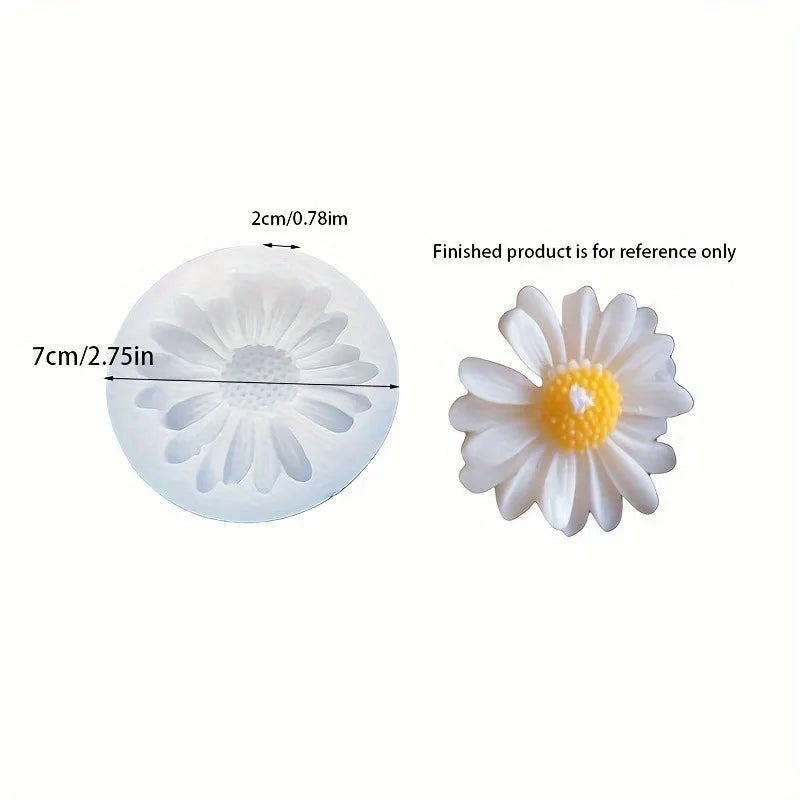 Daisy Flower Silicone Plaster mold