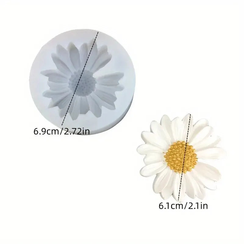 Daisy Flower Silicone Plaster mold