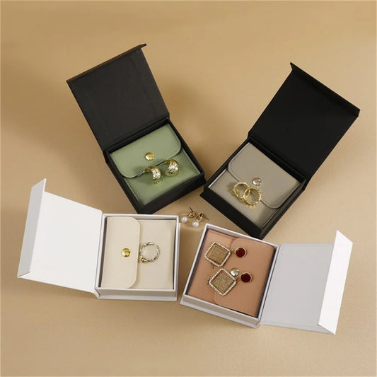 Magnetic Jewelry Box + Button Bag