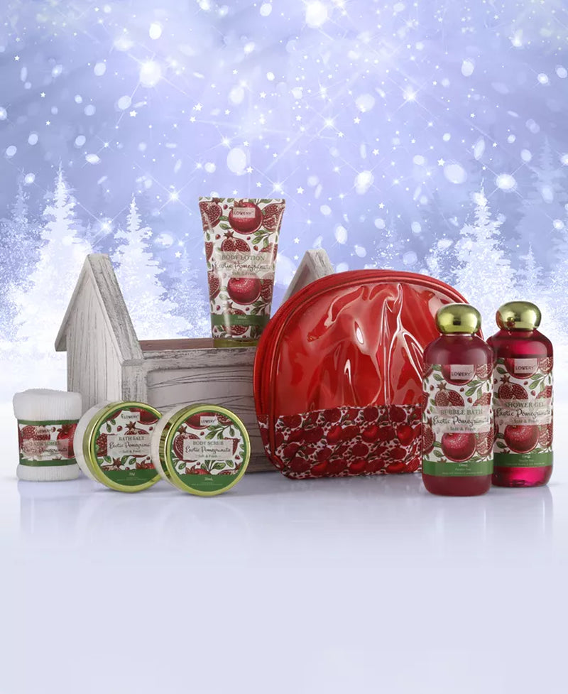 8-Pc. Exotic Pomegranate Home Spa Gift Set